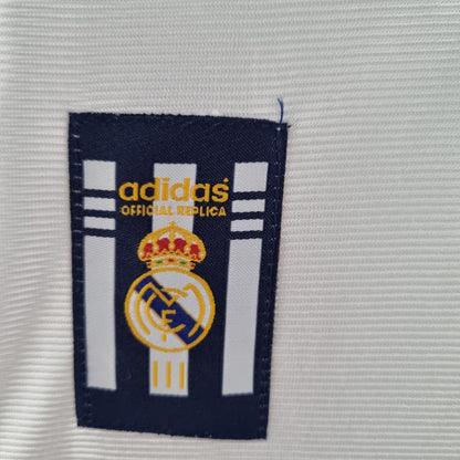 Real Madrid Retro 2000 Home (Free Personalisation)
