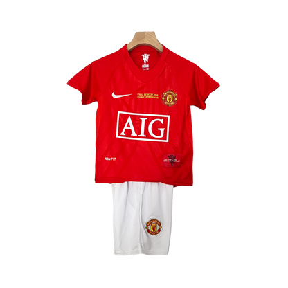 Manchester United  07/08 Kids Champions League Version Home (Free Personalisation)