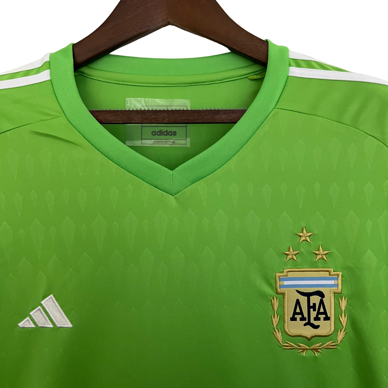 Argentina Retro 2023  3 Star Goalkeeper Green (Free Personalisation)