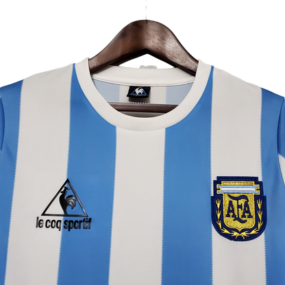 Argentina Retro 1986 Home (Free Personalisation)