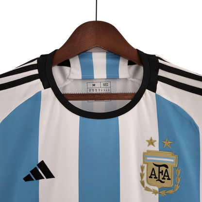 Argentina 2022 World Cup Jersey Home (Free Personalisation)