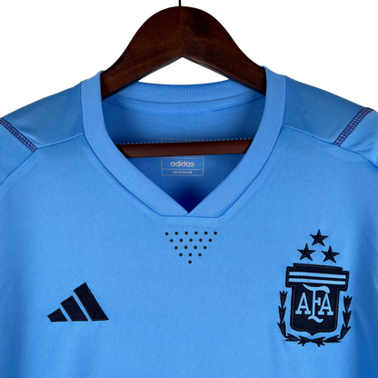 Argentina Retro 2023 Training Uniform Blue (Free Personalisation)