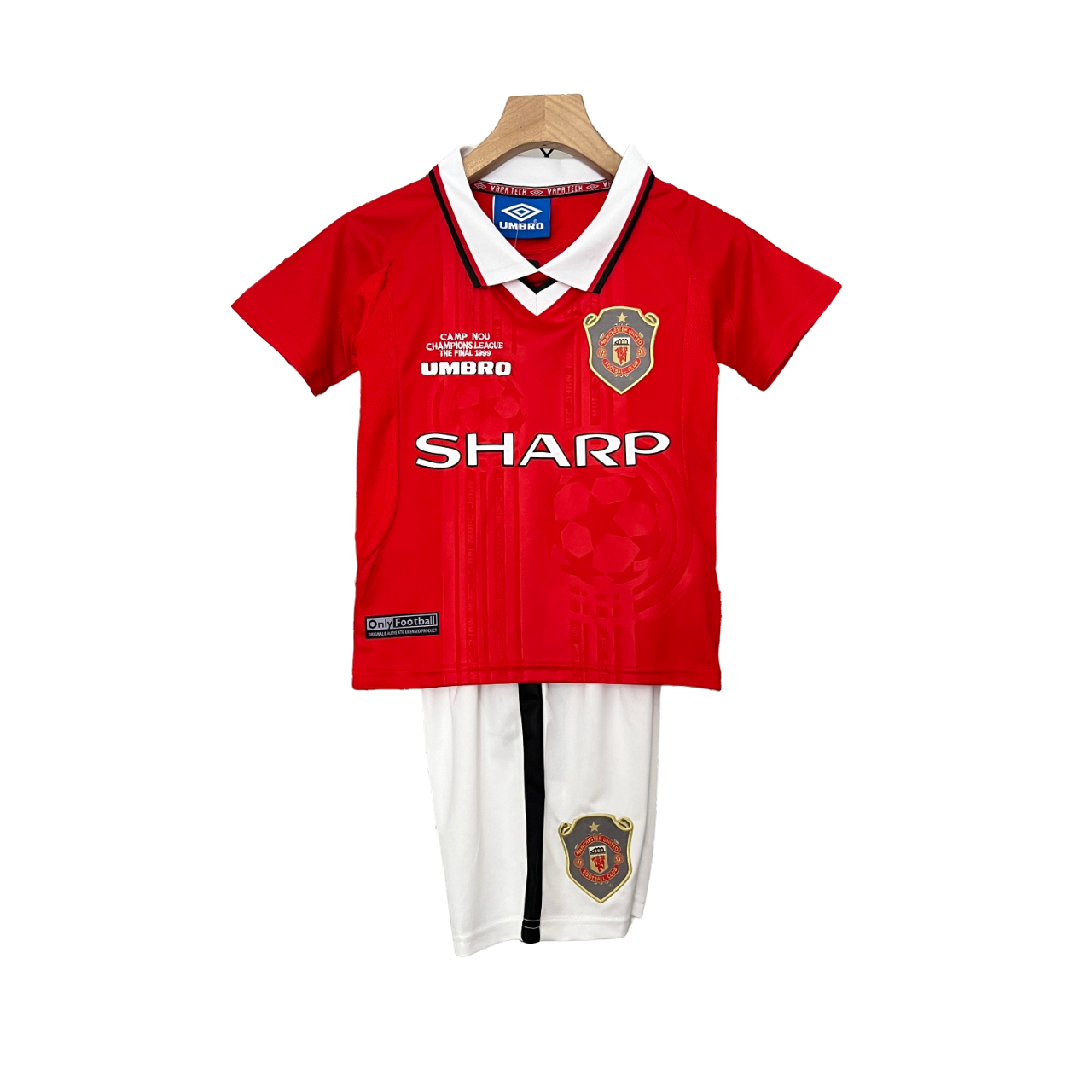 Manchester United Retro 99/00 Kids home (Free Personalisation)