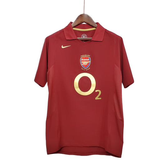 Arsenal Retro 2005/06 Arsenal Home (Free Personalisation)