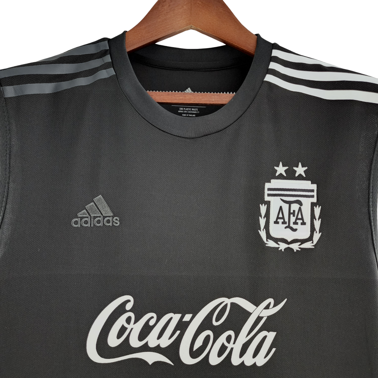 Argentina Vest Training Suit Black (Free Personalisation)