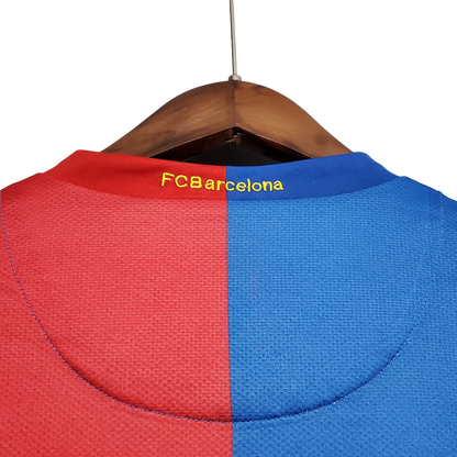 Barcelona Retro 06/07 Long Sleeve Home (Free Personalisation) (Free Personalisation)