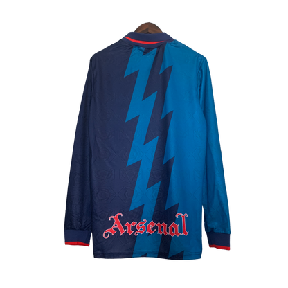 Arsenal Retro 95/96  long sleeve away (Free Personalisation)