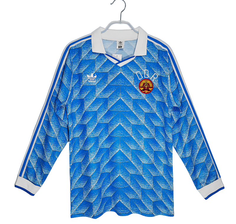 GDR German Democratic Republic Retro 1988  Long Sleeve Away (Free Personalisation) (Free Personalisation)