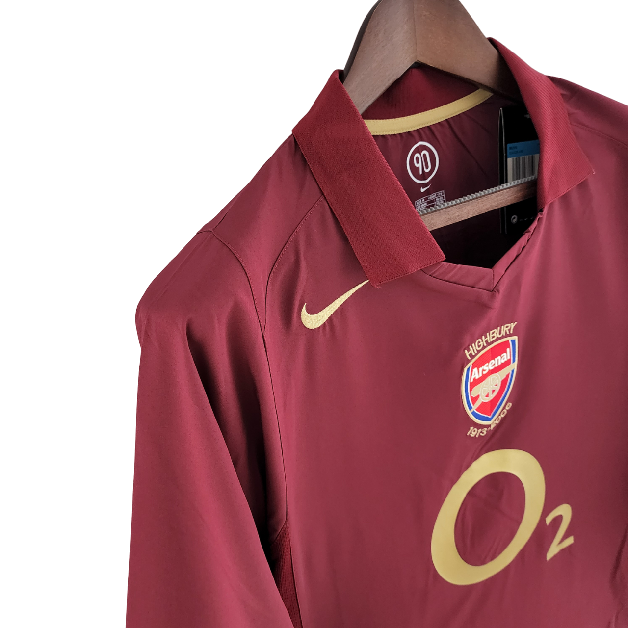 Arsenal Retro 05/06 Long Sleeve home (Free Personalisation)