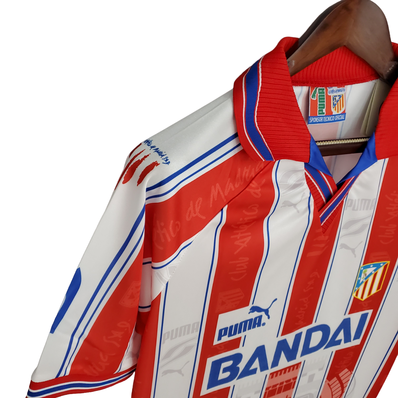 Atletico Madrid Retro 96/97 home (Free Personalisation)