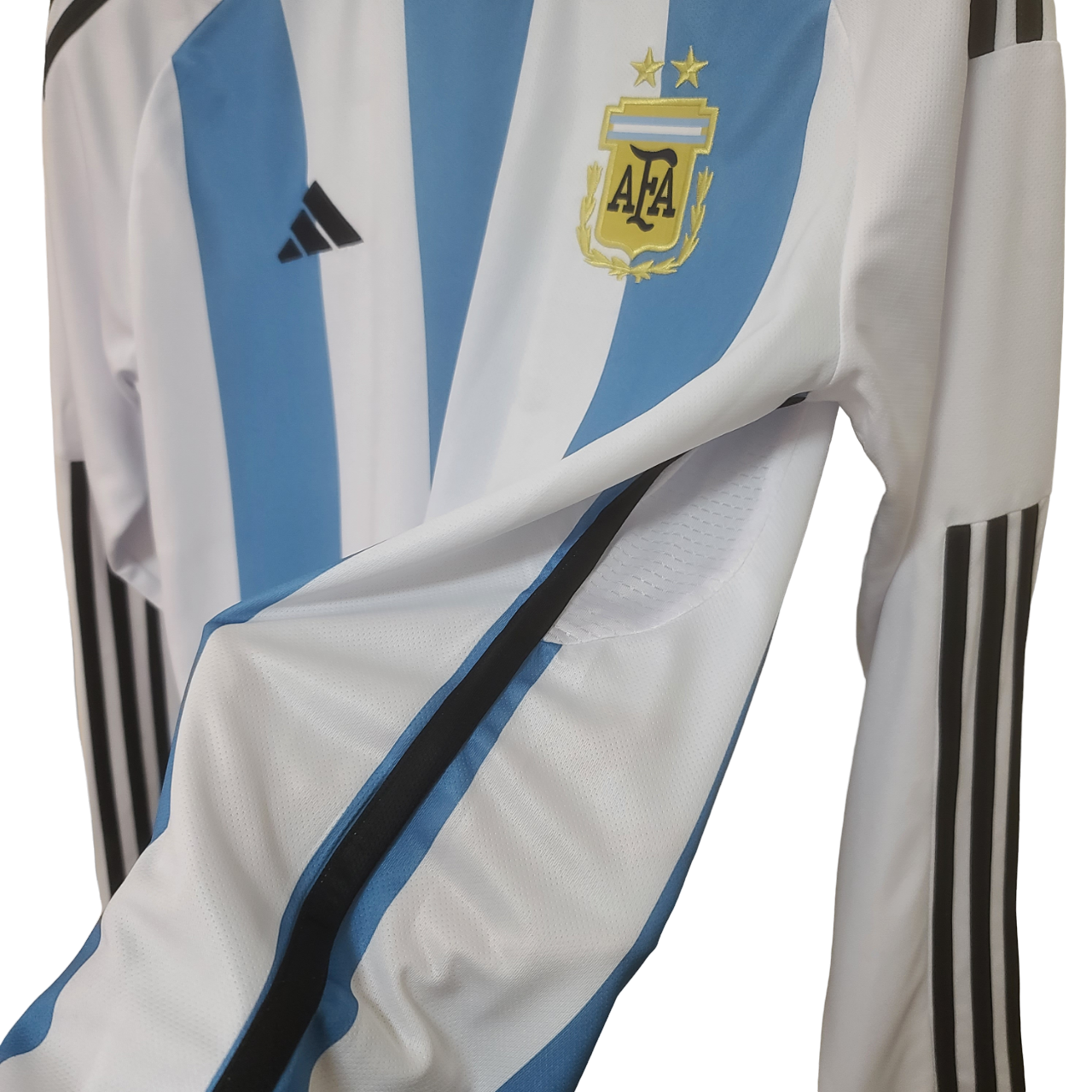 Argentina Retro 2022 Long Sleeve  Home (Free Personalisation)