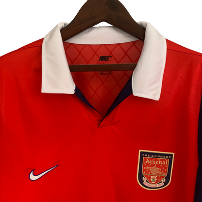 Arsenal Retro 98/99 long sleeve Home (Free Personalisation)