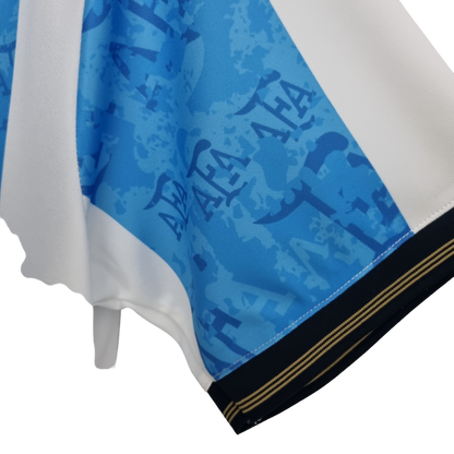 Argentina Retro 2022 Commemorative Edition White Blue (Free Personalisation)