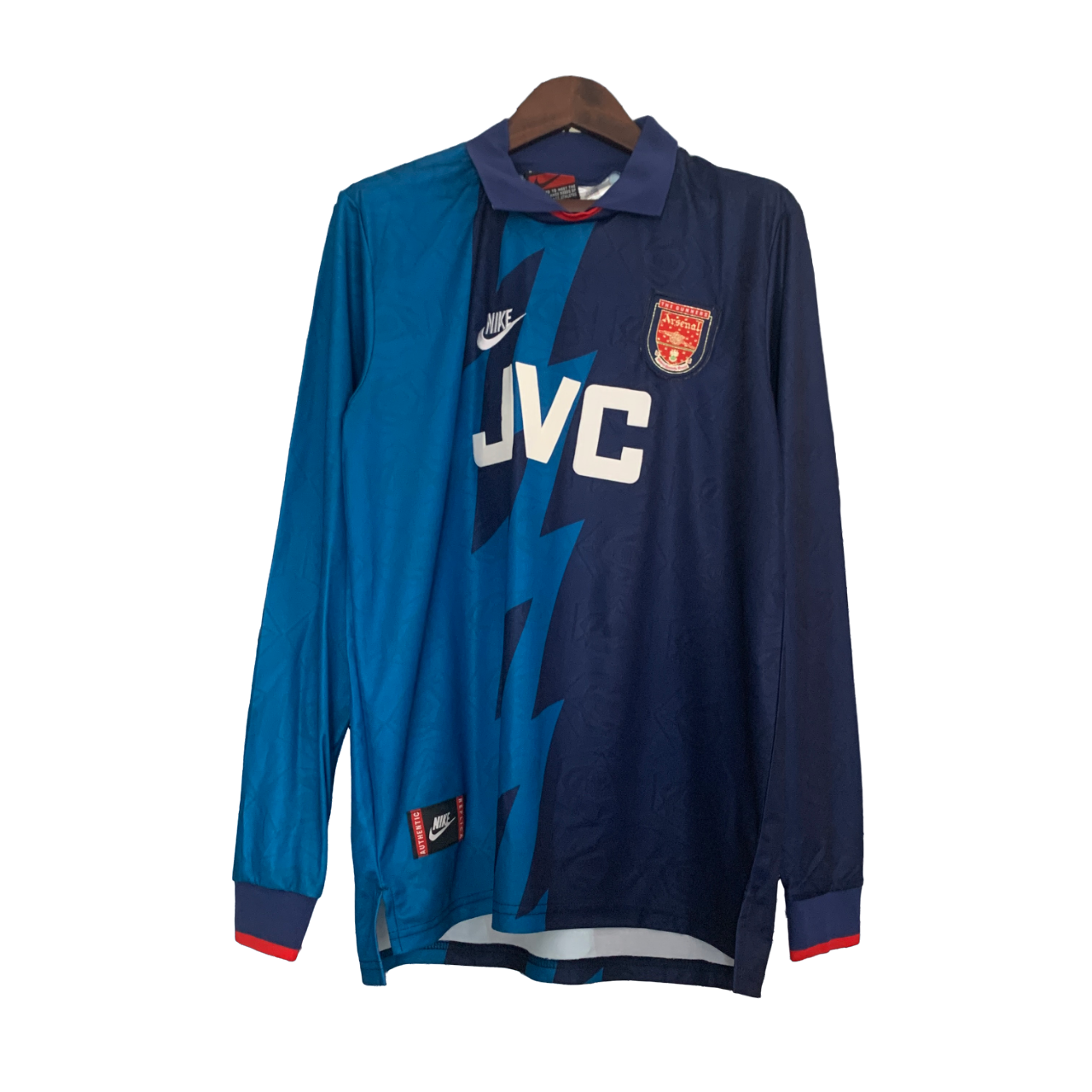 Arsenal Retro 95/96  long sleeve away (Free Personalisation)