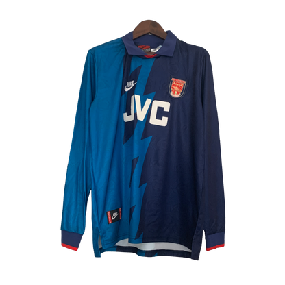 Arsenal Retro 95/96  long sleeve away (Free Personalisation)