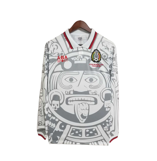 Mexico Retro Long Sleeve 1998 Away (Free Personalisation)