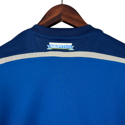 Argentina Retro  2014 Long Sleeve Away (Free Personalisation)