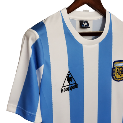 Argentina Retro 1986 Home (Free Personalisation)