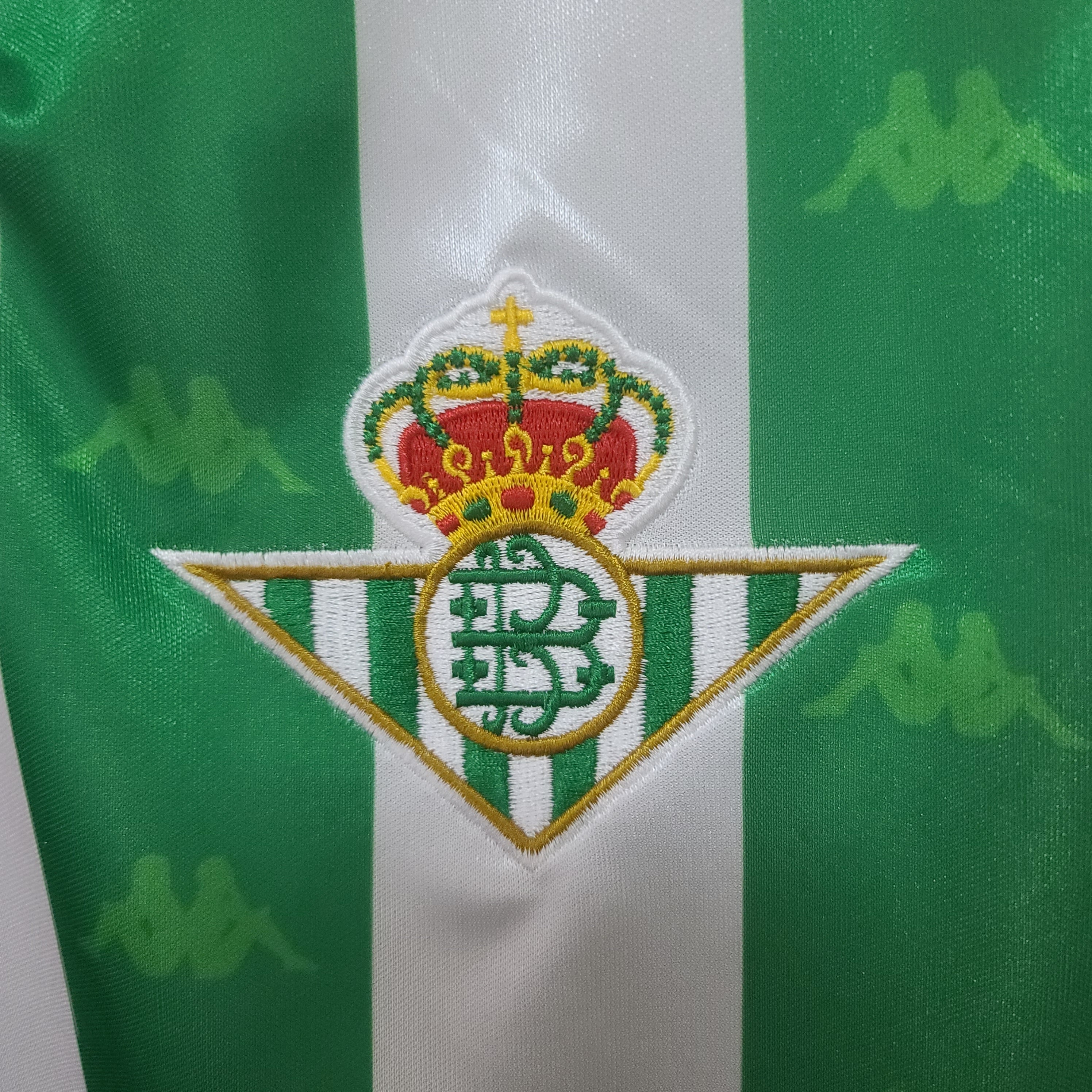 Real Betis Retro 1995/97 Long Sleeve Home (Free Personalisation)