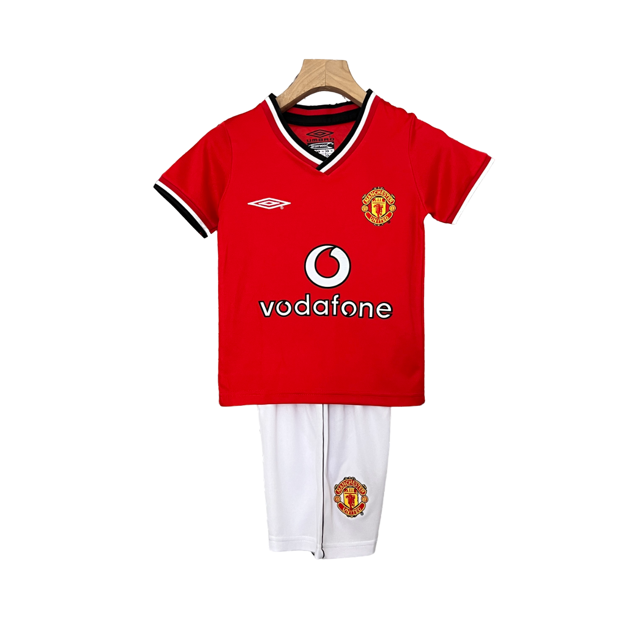 Manchester United Retro 00-01 Kids Home (Free Personalisation)