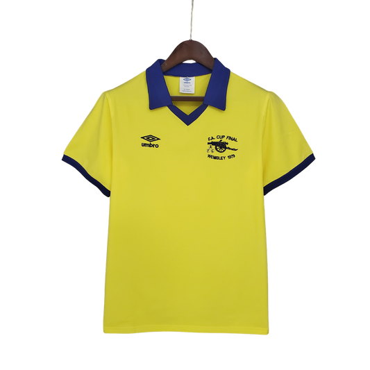Arsenal Retro 71/79 Away Yellow (Free Personalisation)