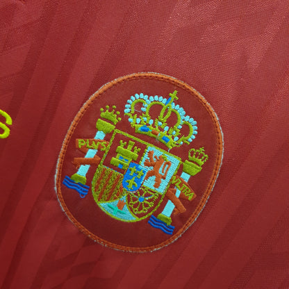 Spain Retro Shirt 1994 Home (Free Personalisation)