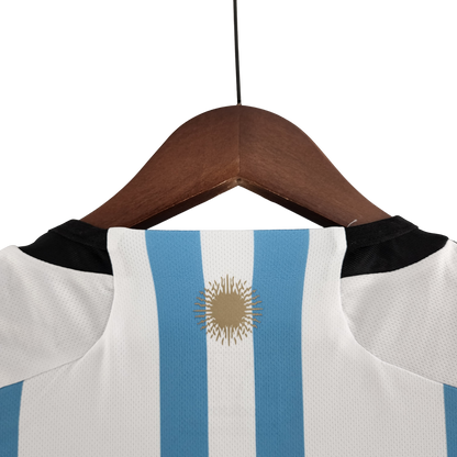 Argentina 2022 World Cup Jersey Home (Free Personalisation)
