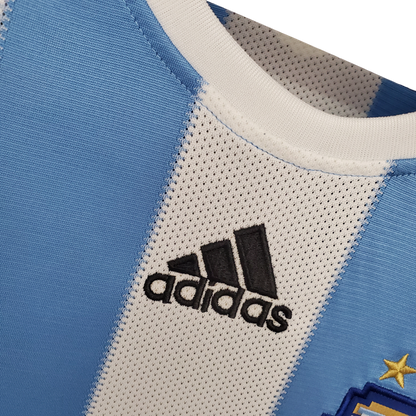 Argentina Retro 2010 Home (Free Personalisation)