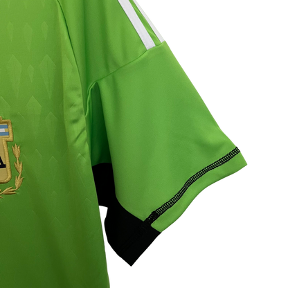 Argentina Retro 2023  3 Star Goalkeeper Green (Free Personalisation)