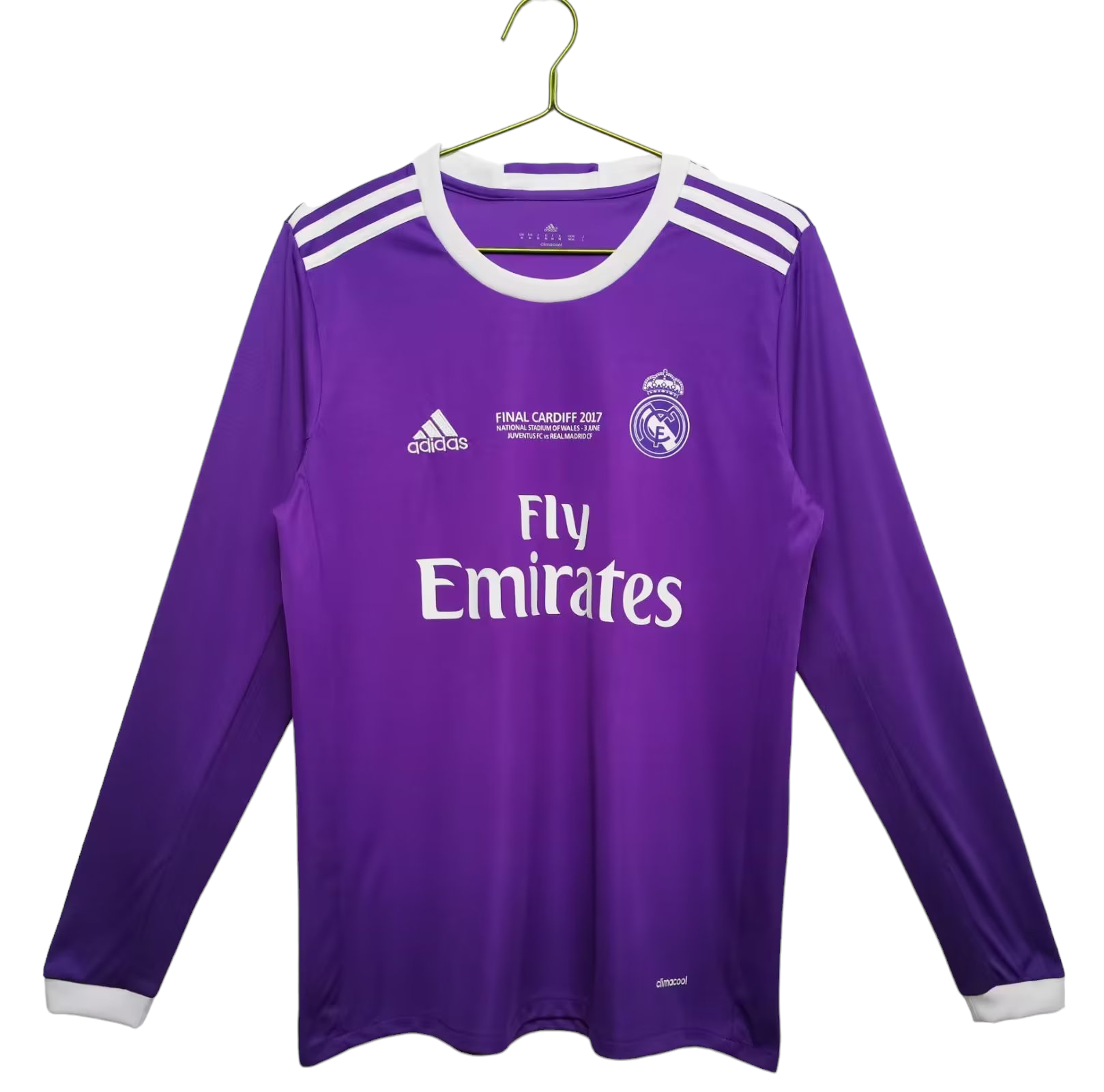 Real Madrid Retro 16/17 Long Sleeve Away (Free Personalisation)