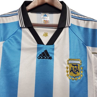 Argentina Retro 1998 Home (Free Personalisation)