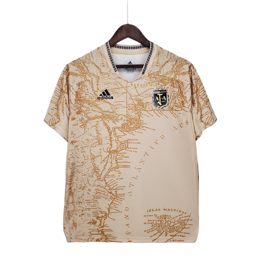 Argentina Retro 2021 Golden X Memorial (Free Personalisation)