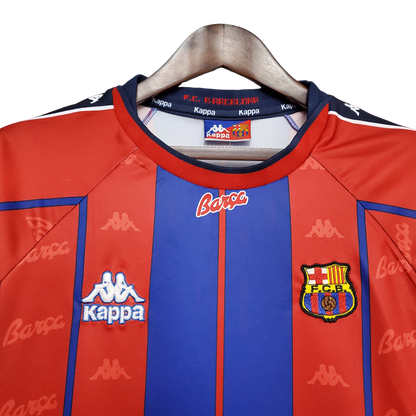 Barcelona Retro 97/98 Home (Free Personalisation)