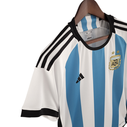 Argentina 2022 World Cup Jersey Home (Free Personalisation)