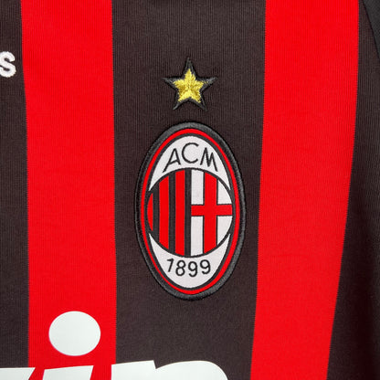 AC Milan Retro 2008/09 Long Sleeve Home (Free Personalisation)