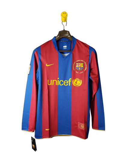 Barcelona Retro 07/08 Long Sleeves (Free Personalisation)