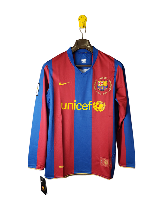 Barcelona Retro 07/08 Long Sleeves (Free Personalisation)