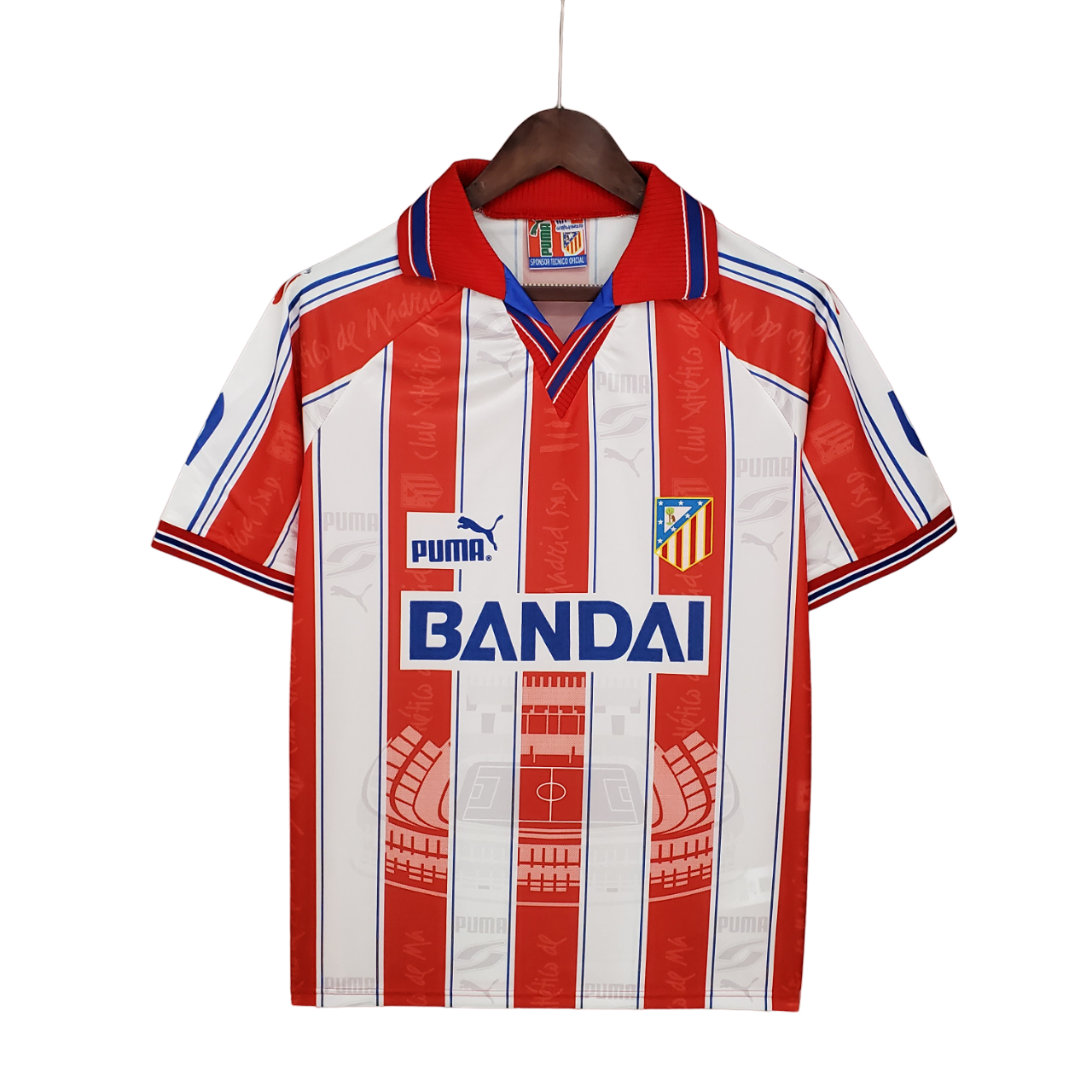 Atletico Madrid Retro 96/97 home (Free Personalisation)