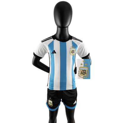 Argentina Retro 2022  World Cup champion 3-star player version (Free Personalisation)