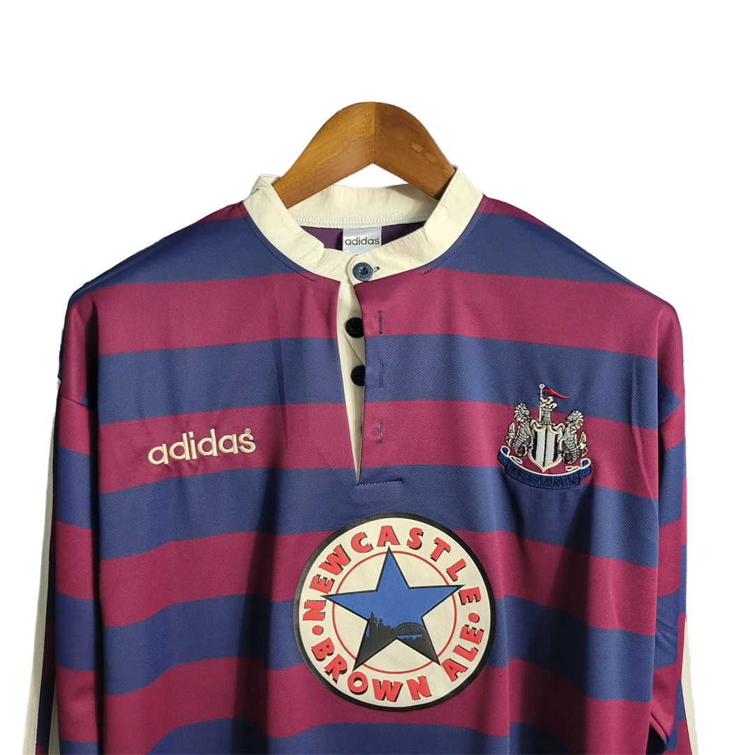 Newcastle 95/96 Long Sleeve Away (Free Personalisation)