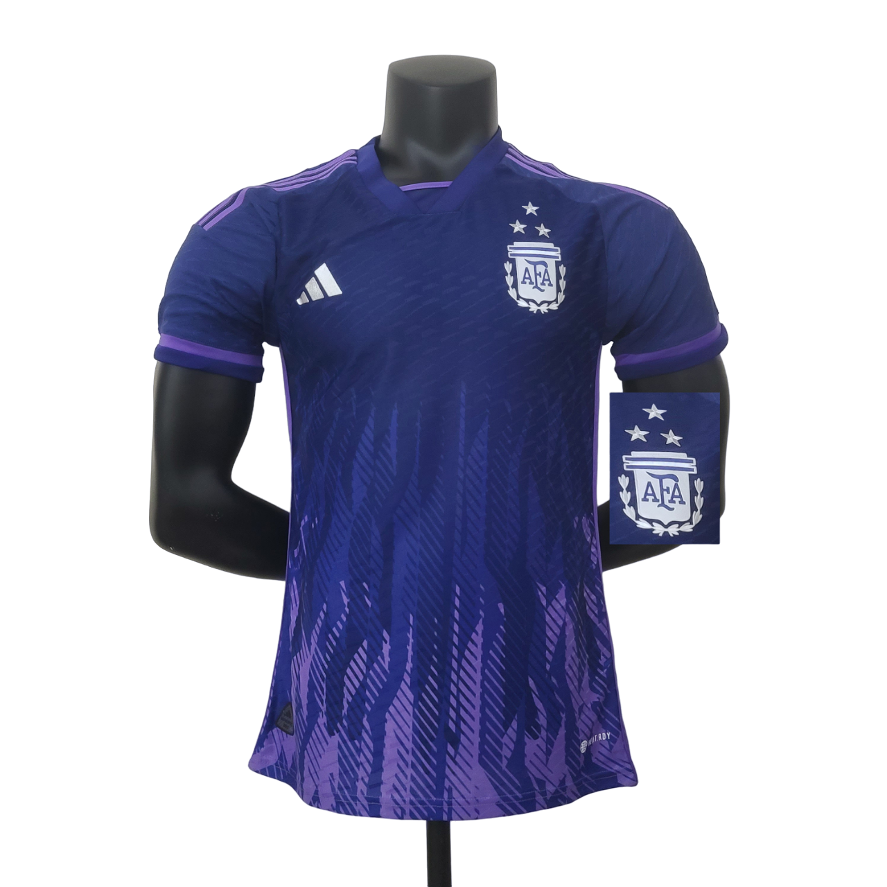 Argentina Retro 2022  World Cup champion 3-star player version (Free Personalisation)