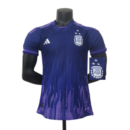 Argentina Retro 2022  World Cup champion 3-star player version (Free Personalisation)