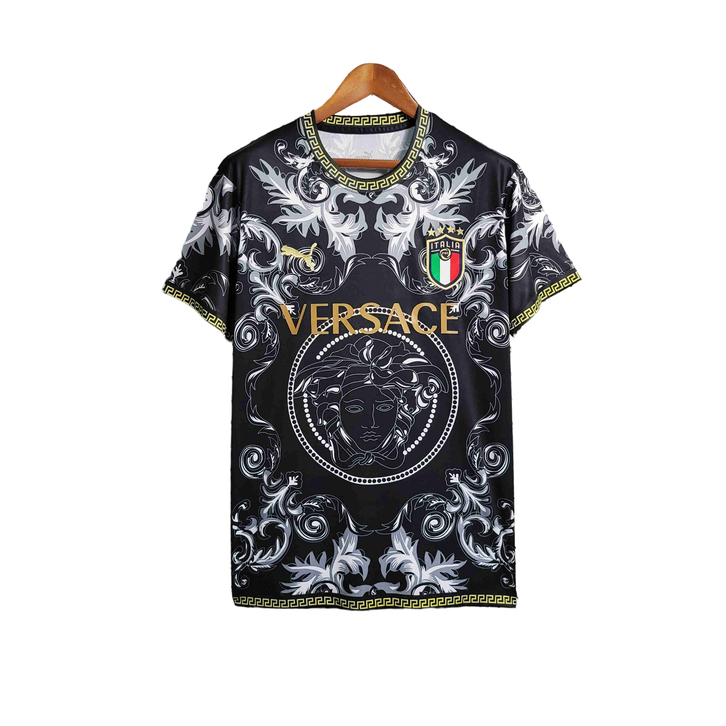Italy 23/24 Versace Black (Free Personalisation)
