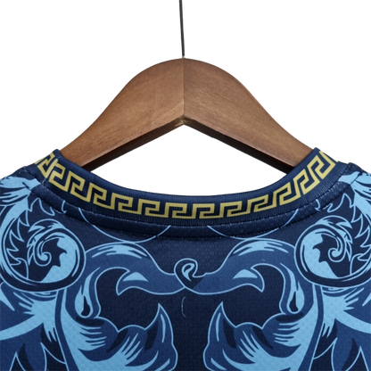Italy 22 Versace Blue (Free Personalisation)