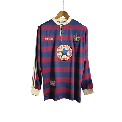 Newcastle 95/96 Long Sleeve Away (Free Personalisation)