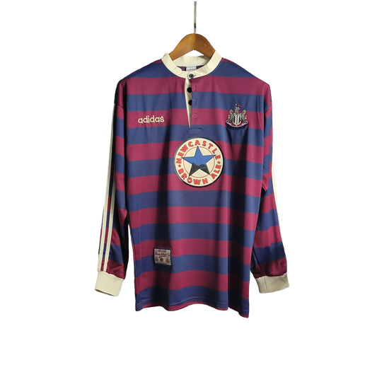 Newcastle 95/96 Long Sleeve Away (Free Personalisation)