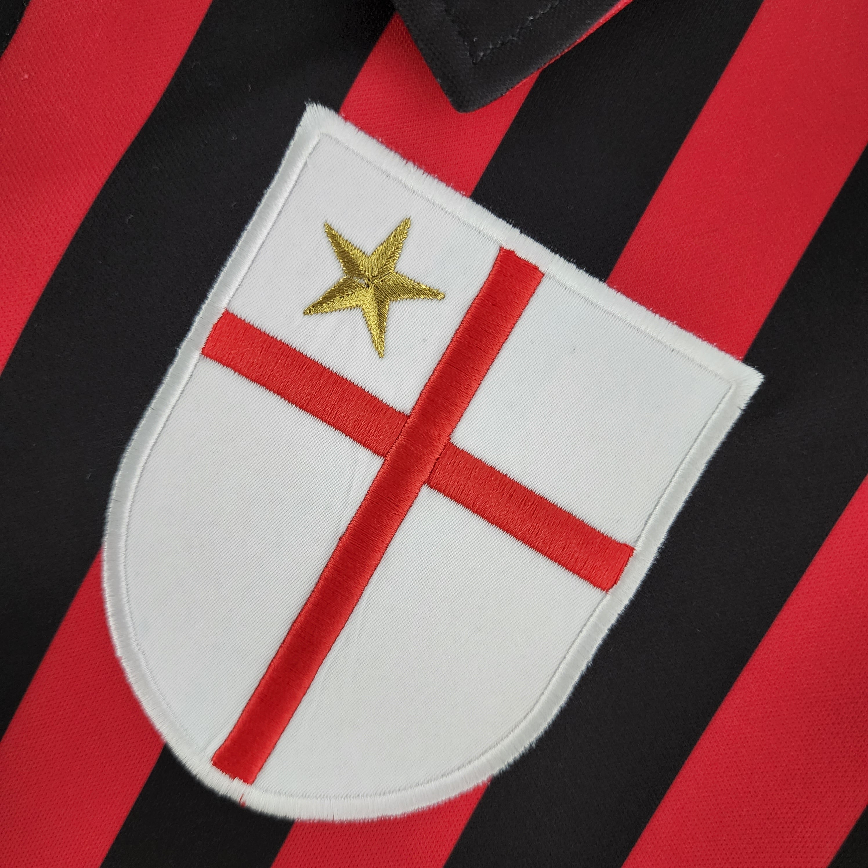 AC Milan Retro 1999/2000 Long Sleeve Home (Free Personalisation)