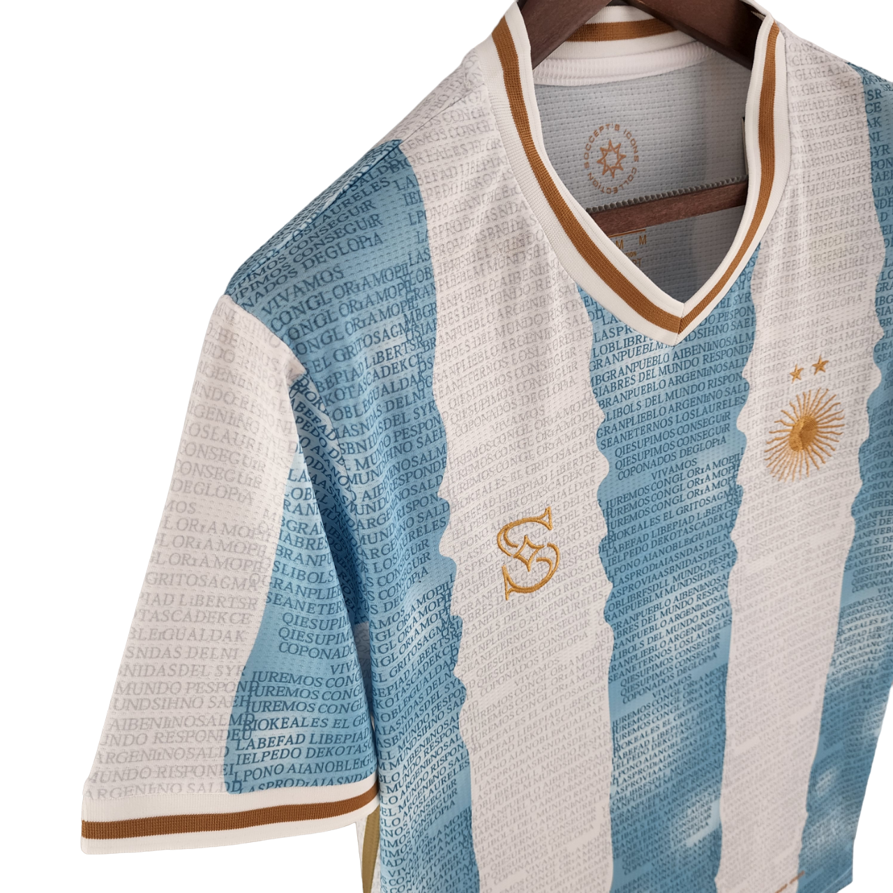 Argentina Retro 2022 Commemorative Edition White Blue (Free Personalisation)