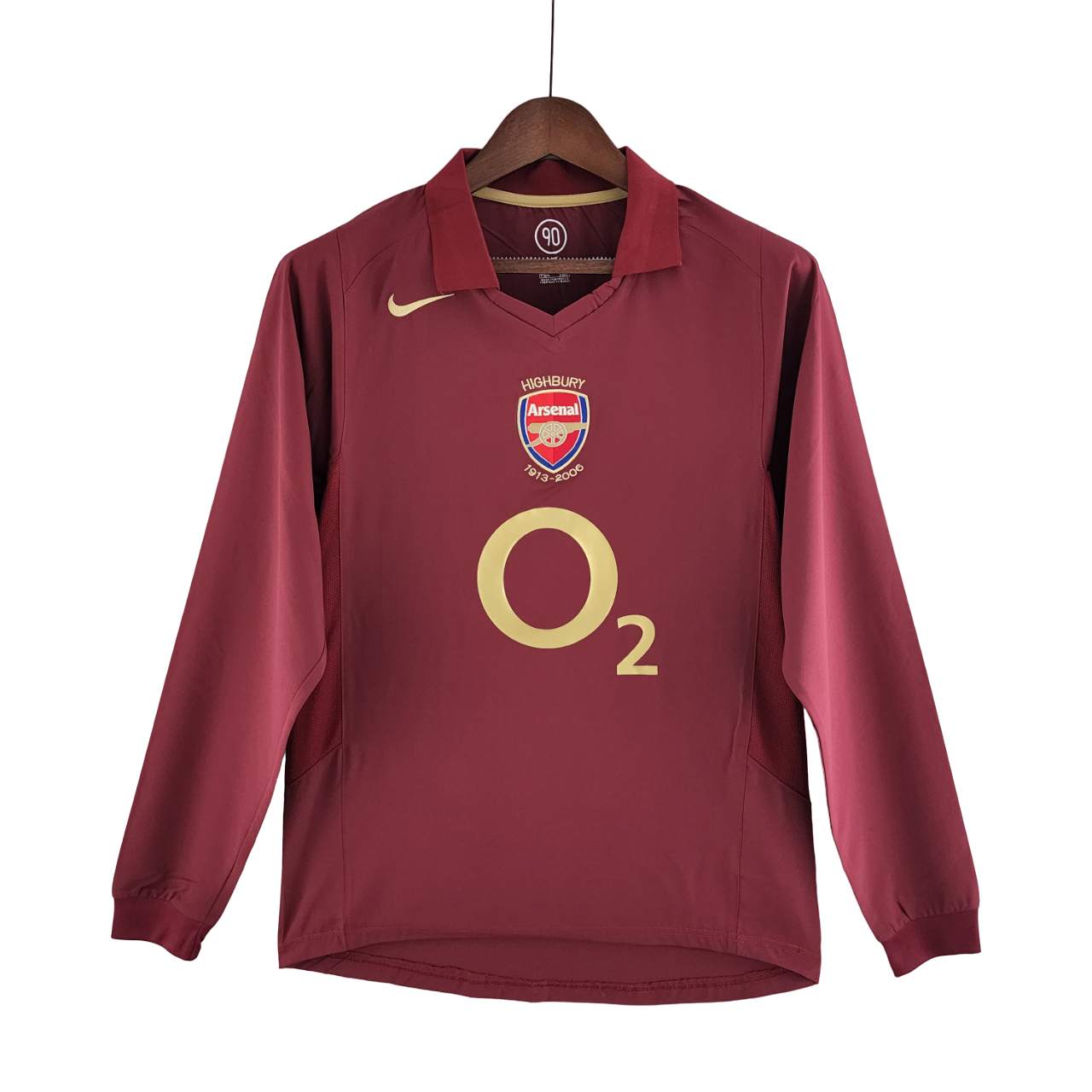 Arsenal Retro 05/06 Long Sleeve home (Free Personalisation)