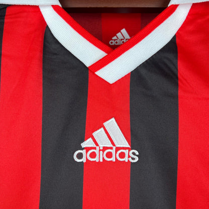 AC Milan Retro 2009/10 Long Sleeve Home (Free Personalisation)